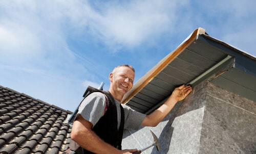 Kitchener Affordable Roofing employee