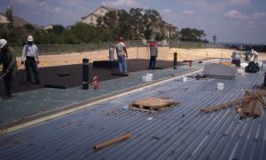 Kitchener Affordable Roofing flat roof workers